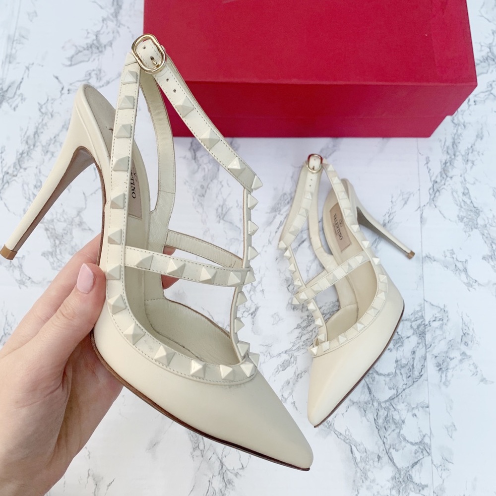 Valentino Garavani Rocktud Ankle Strap Tonal